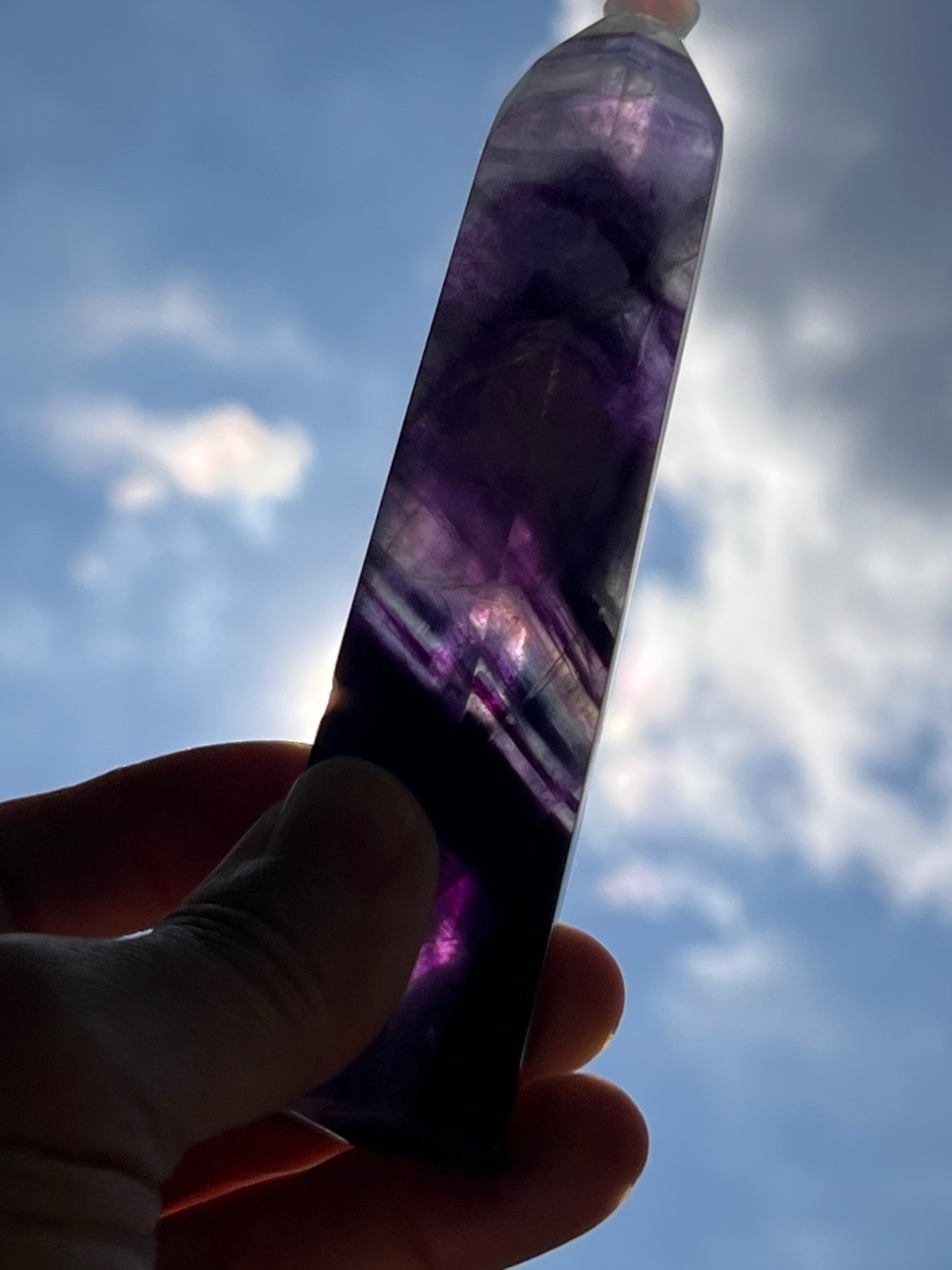 Fluorite (12) tower | crystal